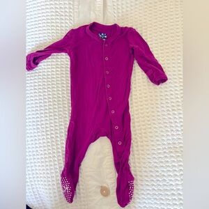 Kickee Pants Bamboo Footies with Buttons